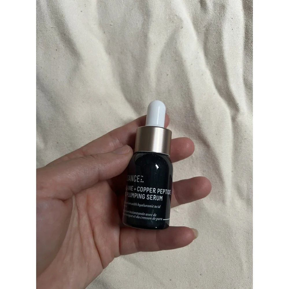 Biossance Squalane + Copper Peptide Rapid Plumping Serum 0.4oz/12ml Nwob